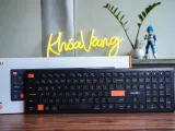 Bàn phím không dây DareU LK150D White-Black (2.4GHz + Bluetooth)
